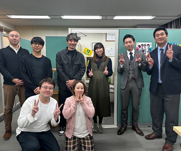 米倉選手と社員